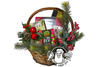 Новогодняя подарочная корзина "Бусинка" - фото 2
